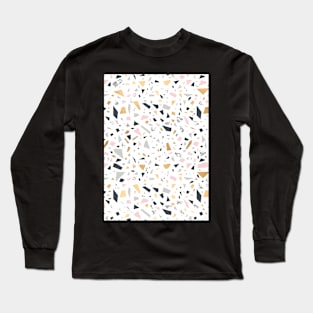 Terrazzo (Gold & Marble) Long Sleeve T-Shirt